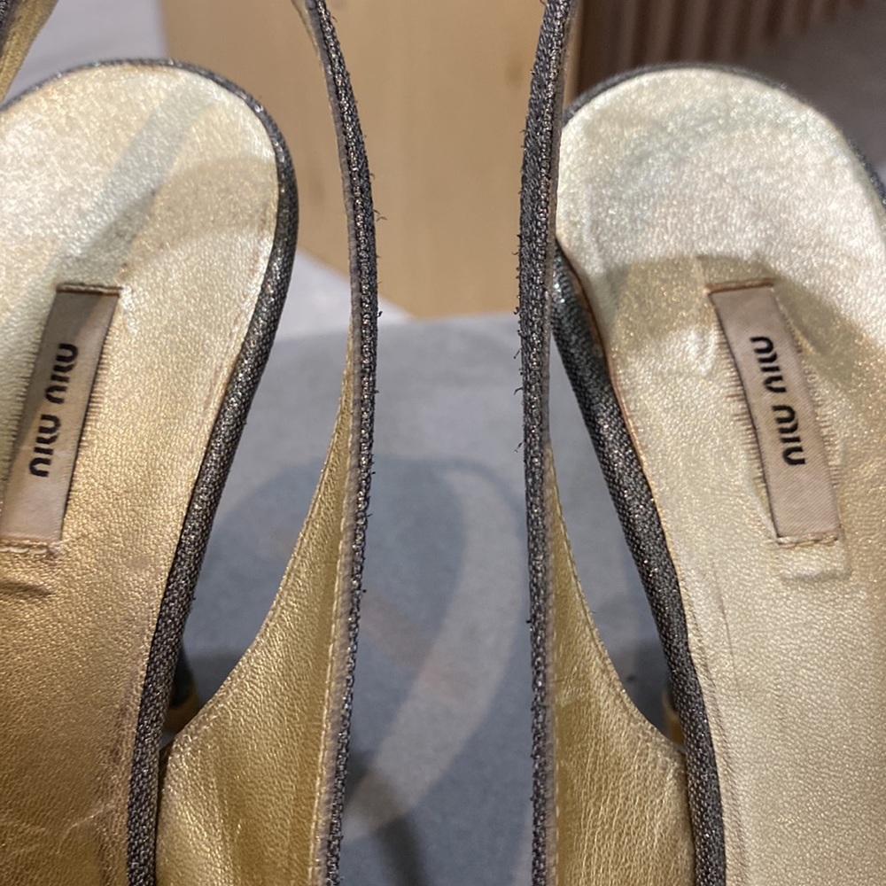 Miu Miu Open Toe Heels - image 5